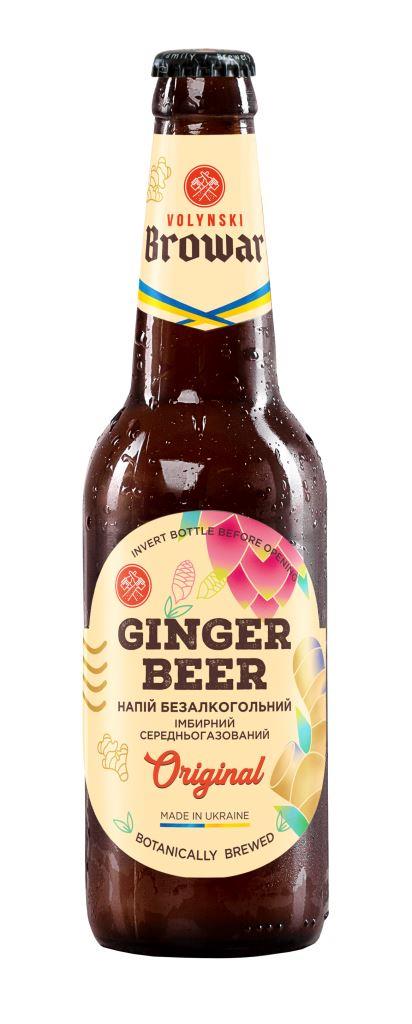 Напій безалкогольний імбирний Ginger Beer 0,35л